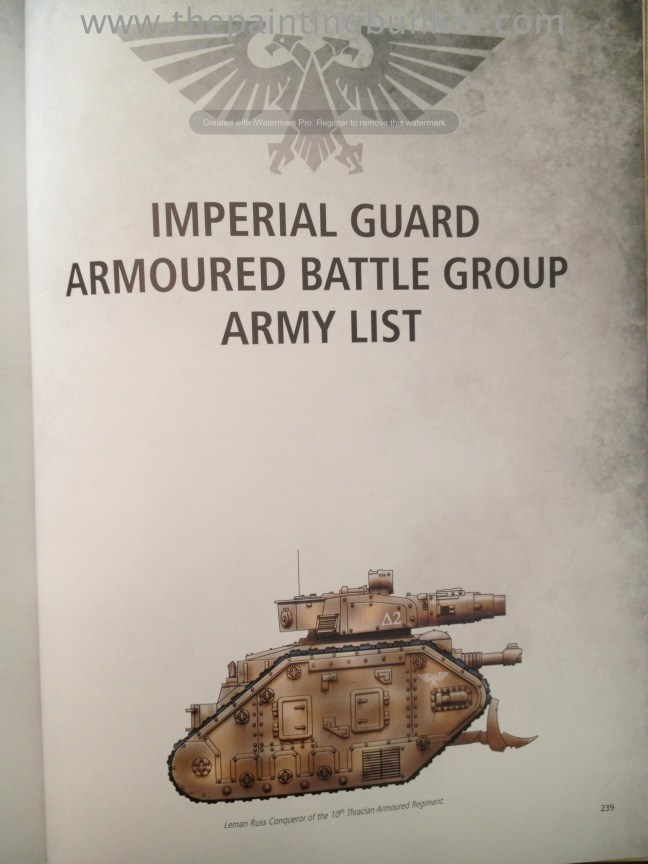 Forge World Imperial Armour Volume 1 Second Edition Armoured Battle Group via www.thepaintingbunker.com