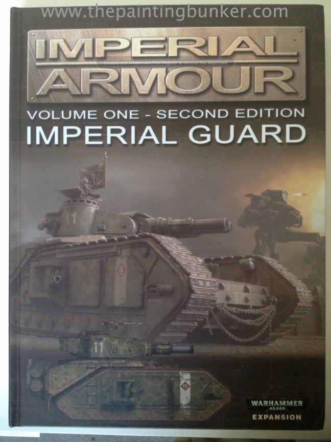 Forge World Imperial Armour Volume 1 Second Edition Cover via www.thepaintingbunker.com.au