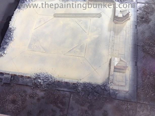 Forge World Realm of Battle Cityscape Board Shattered Plaza Marble 1 via www.thepaintingbunker.com