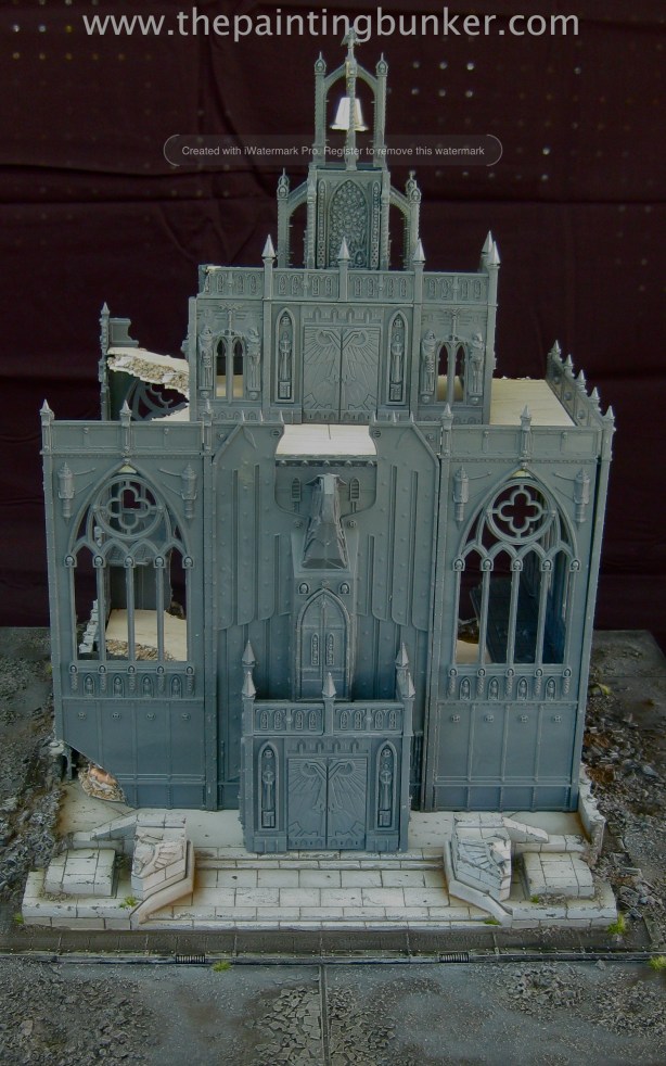 Forge World Realm of Battle Cityscape Shattered Plaza Cathedral 1 via www.thepaintingbunker.com
