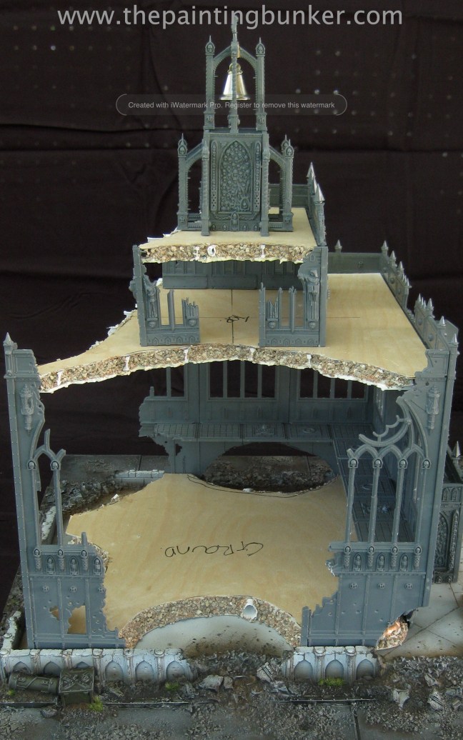 Forge World Realm of Battle Cityscape Shattered Plaza Cathedral 4 via www.thepaintingbunker.com