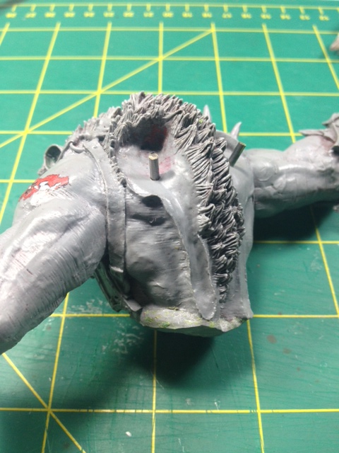 Forgeworld Greater Daemon of Khorn WIP 1