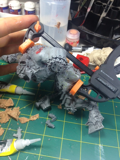 Forgeworld Greater Daemon of Khorn WIP 8