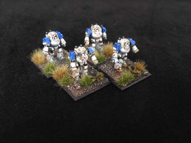 World Eaters Epic Scale Contemptor Dreadnoughts