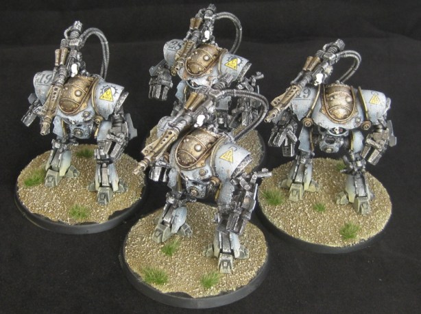Mechanicum Castellax Battle-Automata With Darkfire Cannon Squad